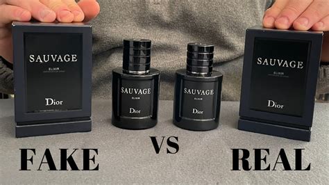 dior sauvage elixir fake vs real